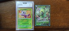 Lot Pokemon - Celebi Brillant SM79 Promo pca 8 + Celebi V 001/202 - Near Mint FR