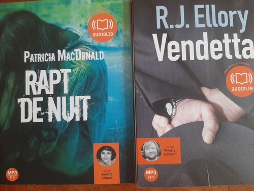 Lot cds audiolib policiers - lot,