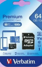 Carte micro sd 64 go Verbatim