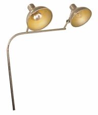 Rare French Desk Lamp Adjustable Double JUMO GS1 Industrial Modernist Architect