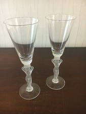 6 flûtes à champagne cristal