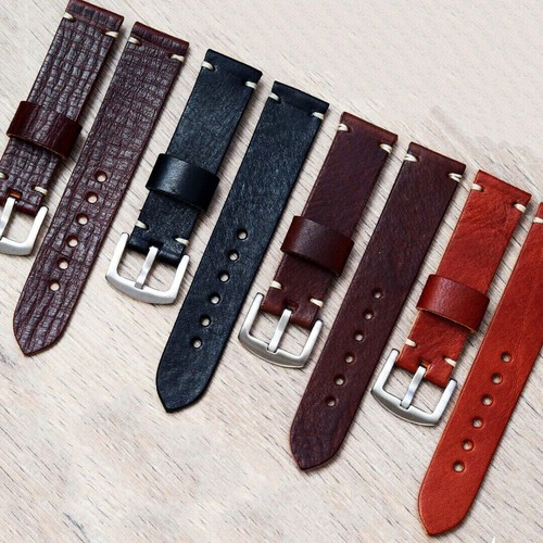 Bracelet montre cuir - bracelet,