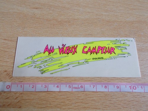 Autocollant vieux campeur - au,