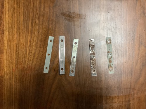 Door latch catch with spacers - door,