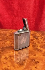 BRIQUET ANCIEN ETUI ARGENT MASSIF VINTAGE LIGHTER SILVER CASE FEUERZEUG