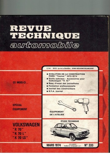 Revue technique 333 - revue, n.333