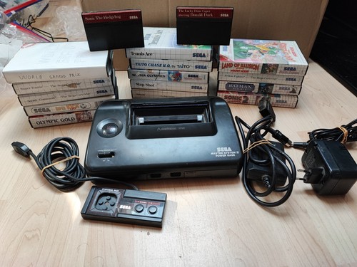 Sega master system console - sega,