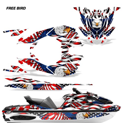 Jet ski graphique décalque - jet,