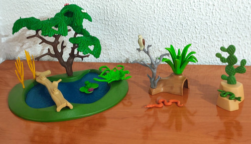 Playmobil lot diorama - playmobil, Étang