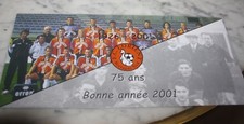 CARTE FC LORIENT 1926-2001 - 75 ans Bonne Année 2001