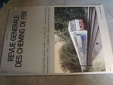 µ? Revue RGCF Revue Generale Chemins de Fer n° 01/1993 Voiture V2N RER A SIEL