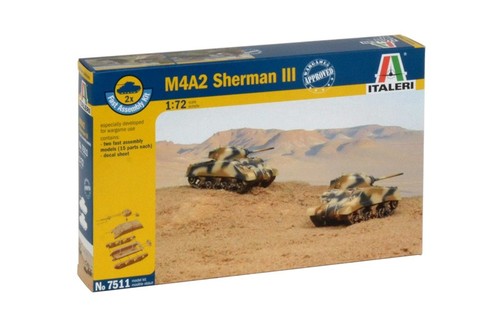 Italeri 7511 char m4a2 - char,