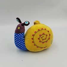 Doudou musical escargot bleu beige rose OOPS - 34144