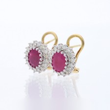 Boucles d'oreilles diamants
