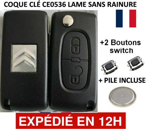 Coque clé plip télécommande - clé,