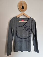 VICTORIA COUTURE HELLO KITTY : TEE SHIRT " MADEMOISELLE " STRASS GRIS