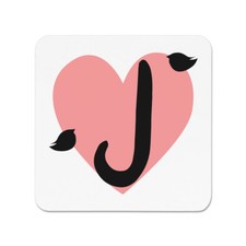 Lettre J Cœur Alphabet Magnétique De Frigo - Saint Valentin