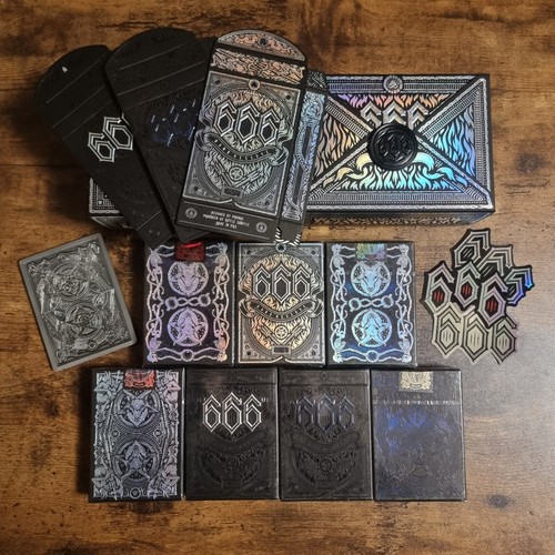 Jeu cartes 666 holographite - jeu,