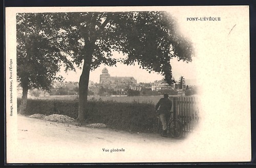 Cpa pont évêque vue - cpa,
