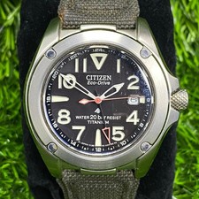 Rare montre homme Citizen Eco