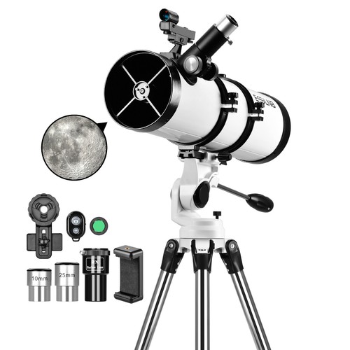 130mm reflector telescope with - reflector,