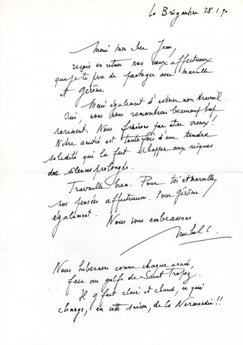 Michel ciry peintre lettre - /,