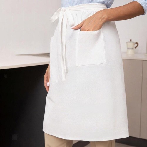 Tablier long blanc - , femme