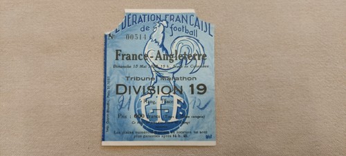 Billet france angleterre 1955 - billet,