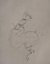 TOULOUSE LAUTREC : Amazone à