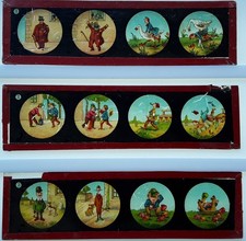 12 PLAQUES DE VERRE POUR