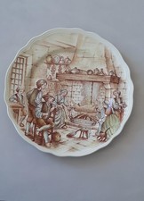 Assiette Sarreguemines Scènes