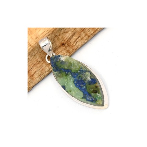Pendentif marquise azurite sur - marquise,