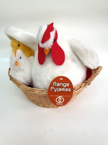 Peluche vintage poule range - peluche,
