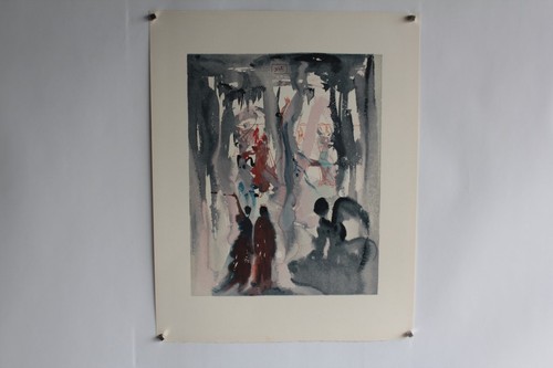 Salvador dali lithographie - dali, la