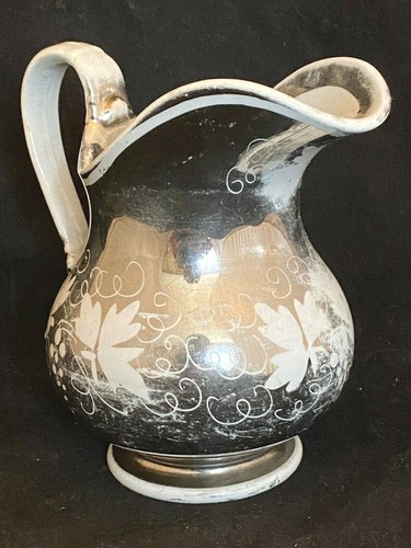 Pichet pot lait faience - &,
