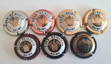 Capsules de champagne  PIPER - HEIDSIECK n° 96, 97, 99, 100, 101, 102 et 111