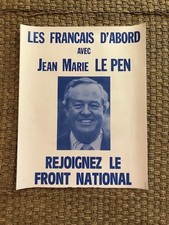 Affiche front national - fn,