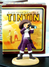 FIGURINE   FRANCOIS  DE  HADDOQUE     COLLECTION CARREFOUR   TINTIN  EN BOITE
