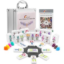 Double 12 Jeu de Dominos du Train Mexicain 91 Jeux Dominos Numérotés dans Boî...