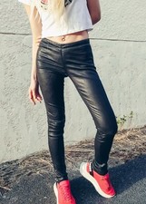 Skinny vintage femme taille