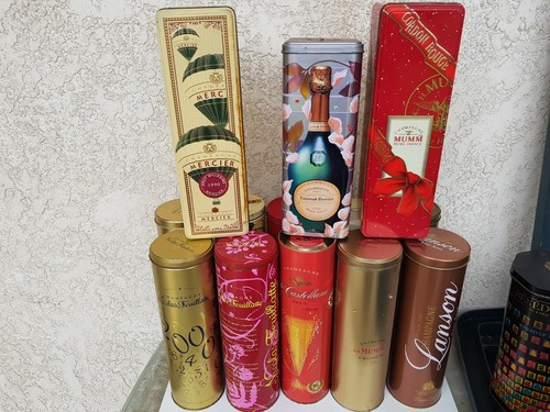 Lot boites metal - 13,