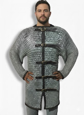Chemise médiévale en acier