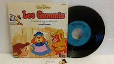 45T Génériques TV Les Gummis / Wuzzles Benjamins Disneyland Record Ades FR3 1985