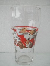 COCA COLA® VERRE USA PERE NOEL ET LE TRAIN  H 15.5 CM N° 2696