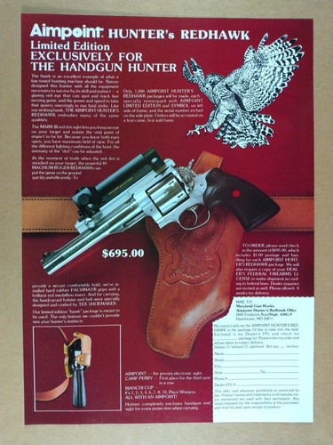 1984 aimpoint hunter redhawk - 1984, hunter's