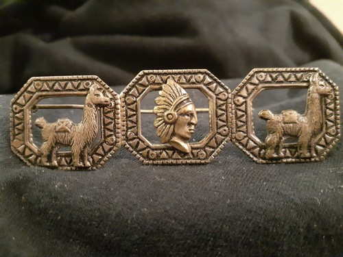 Vintage silver llamas with - vintage,