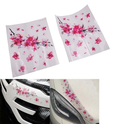 Lot stickers voiture - voiture, rose
