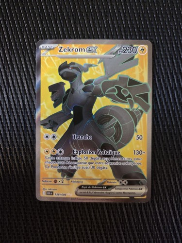 Carte pokemon zekrom - carte,
