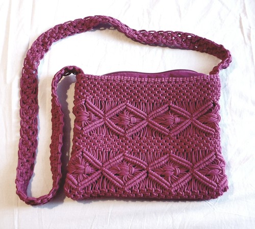 Sac bandouliere macramé - sac, a