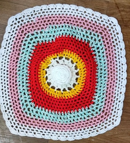 Napperon vintage laine - napperon, crochet